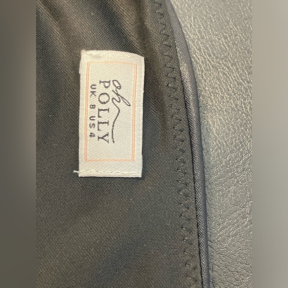 OHPOLLY runaway cut out Ultra-sleek sexy single shoulder bodycon midi dress US 4 - Picture 7 of 9